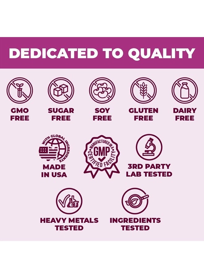 Vimerson Health Women's Multivitamin And Multimineral Supplement for Energy, Focus, Mood, Hair, Skin And Nails - Daily Multivitamins A, C, D, E, B12, Zinc, Calcium - Image 4