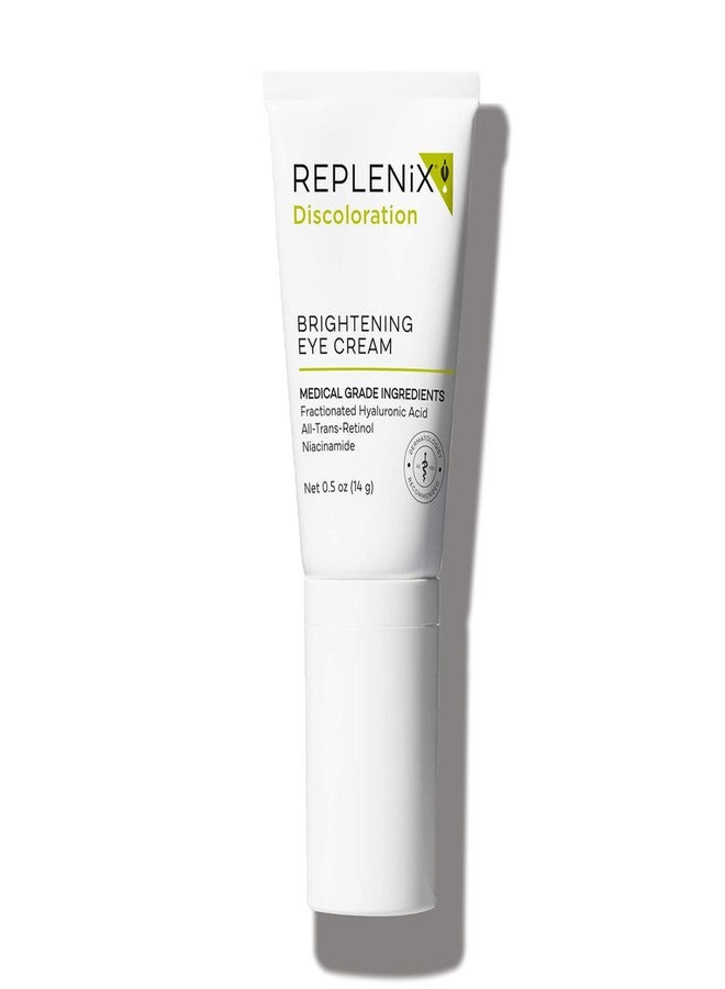 Replenix Brightening Eye Cream, Medical-Grade Hydrating Under Eye Treatment for Dark Circles & Puffiness with Hyaluronic Acid (0.5 oz) - Image 1