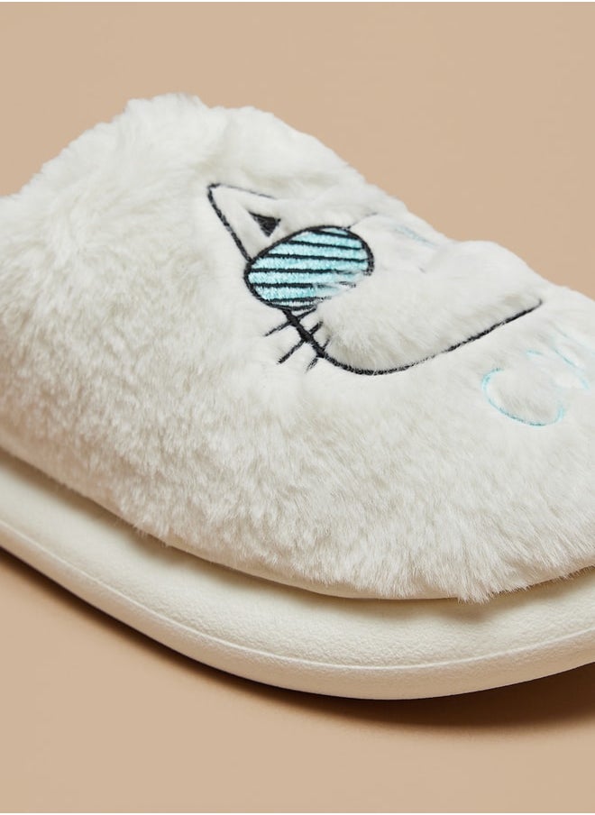 Le Confort Women's Cat Applique Bedroom Mules  - Image 4
