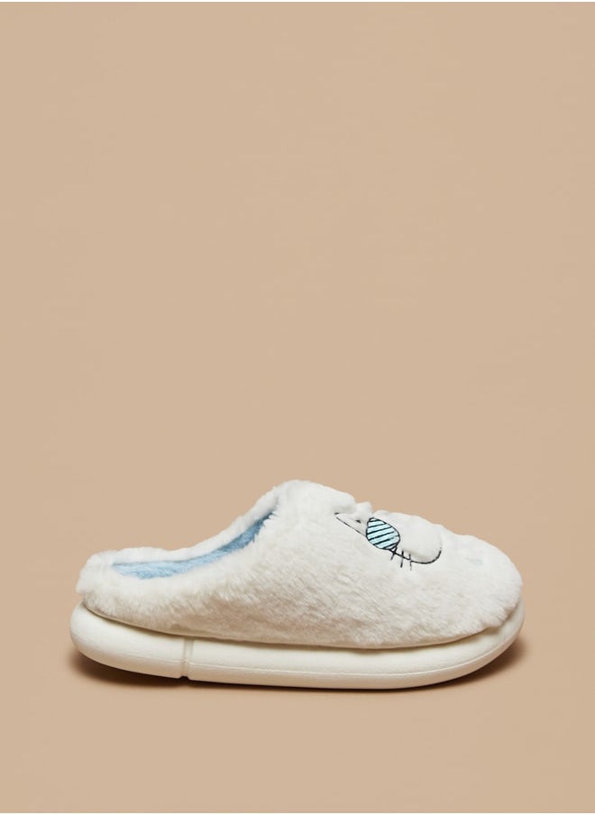 Le Confort Women's Cat Applique Bedroom Mules  - Image 1