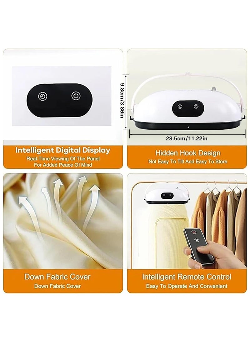 Macon Portable Clothes Dryer, Mini Dryer Machine for Light Clothes, Underwear, Baby Clothes, Quick and Easy to Use - Image 4