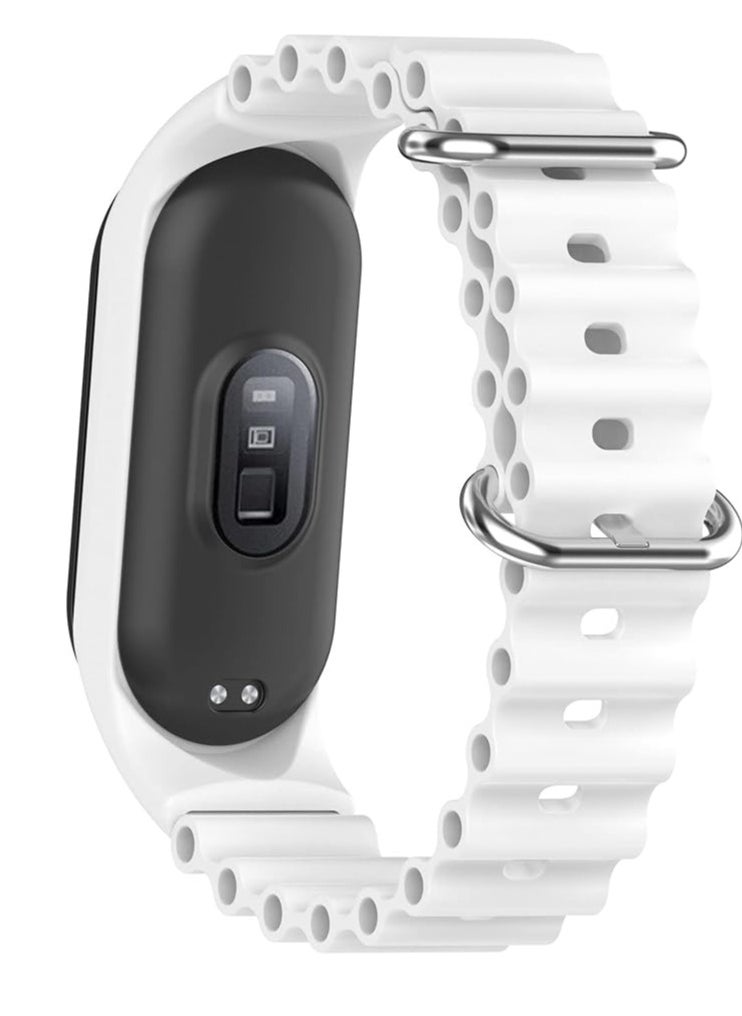 Generic - Ocean Band for Xiaomi Mi Band 7/Mi Band 6/Mi Band 5/Mi Band 4/Mi Band 3,Adjustable Silicone Stretchy Sport Strap Women Men Replacement Wristband - Image 1