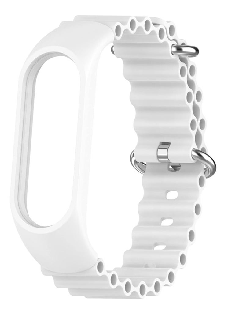 Generic - Ocean Band for Xiaomi Mi Band 7/Mi Band 6/Mi Band 5/Mi Band 4/Mi Band 3,Adjustable Silicone Stretchy Sport Strap Women Men Replacement Wristband - Image 1