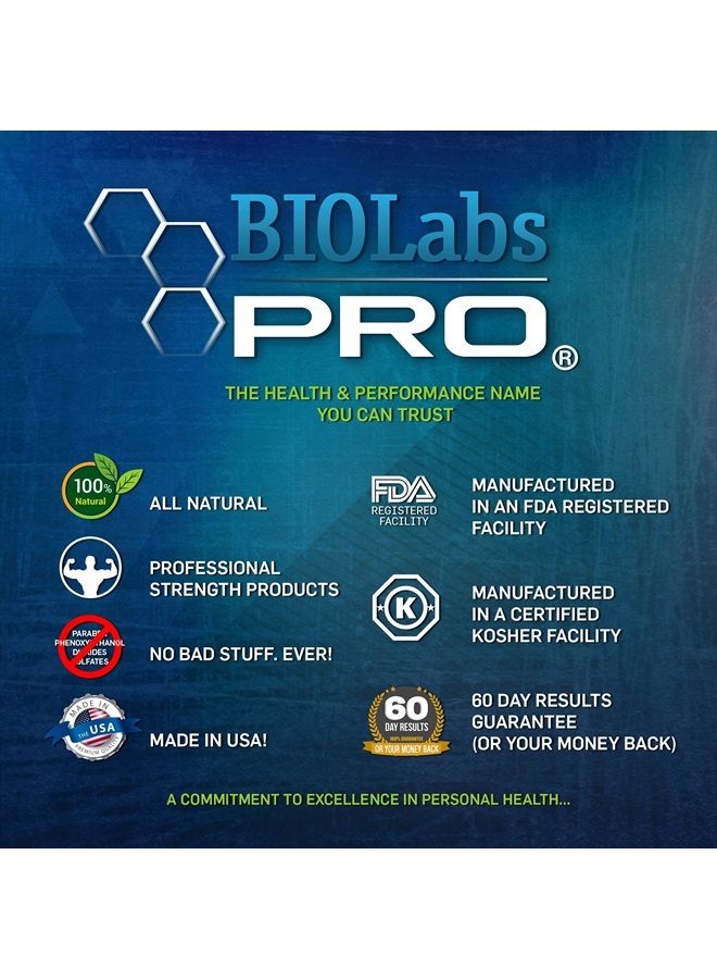 BIOLABS PRO Biotin + Collagen for Hair Growth - Biotin 10000mcg Cream with Collagen - Maximum Hair Skin and Nails Formula Boosts Hair Growth and Helps Stop Hair Loss Fast - Two Month Supply - 3oz - Image 4