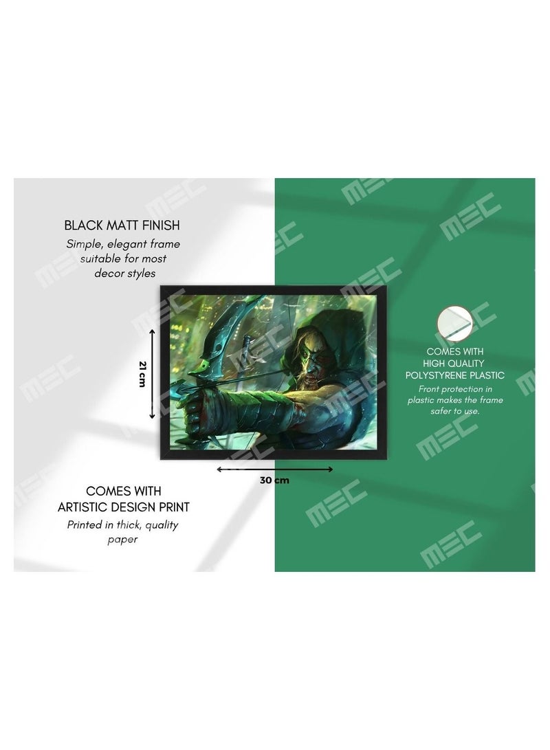 إم إي سي إطار ملصق بتصميم السهم الأخضر 21x30 سم - Image 3