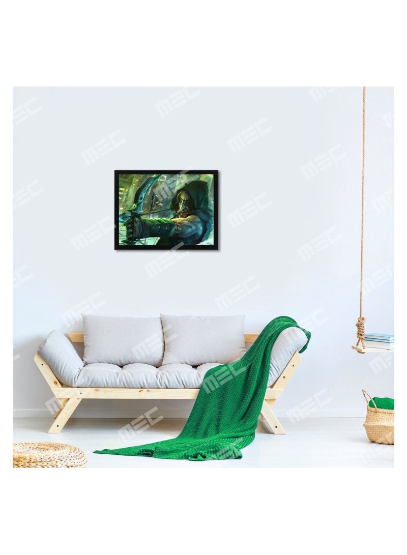 إم إي سي إطار ملصق بتصميم السهم الأخضر 21x30 سم - Image 4