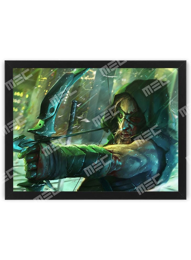 إم إي سي إطار ملصق بتصميم السهم الأخضر 21x30 سم - Image 1