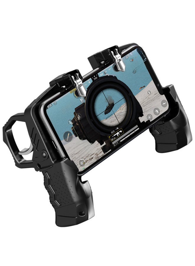 K21 Chicken Eating Artifact Four-finger AK Chicken Eating Linkage Game Handle Suitable For Game Quick Shooting Button-Product Color:H10 Standard 2500MA  - Image 2