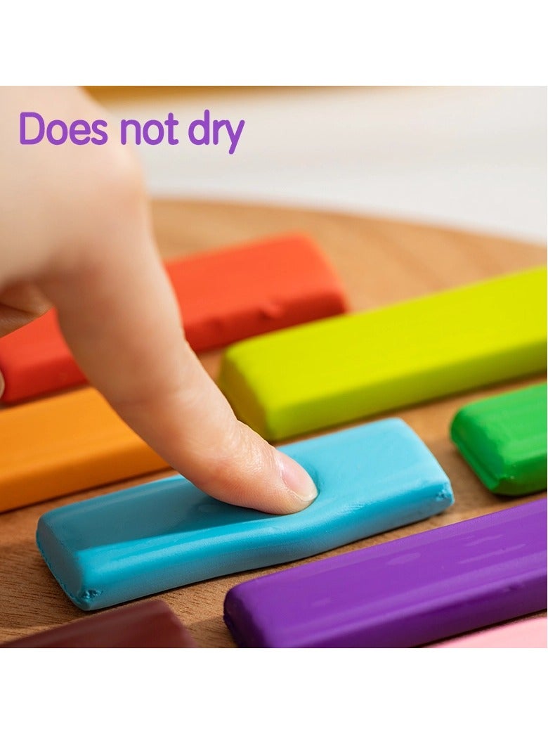 Deli مجموعة عجينة البلاستيسين المكونة من 12 قطعة متعددة الألوان - Image 3