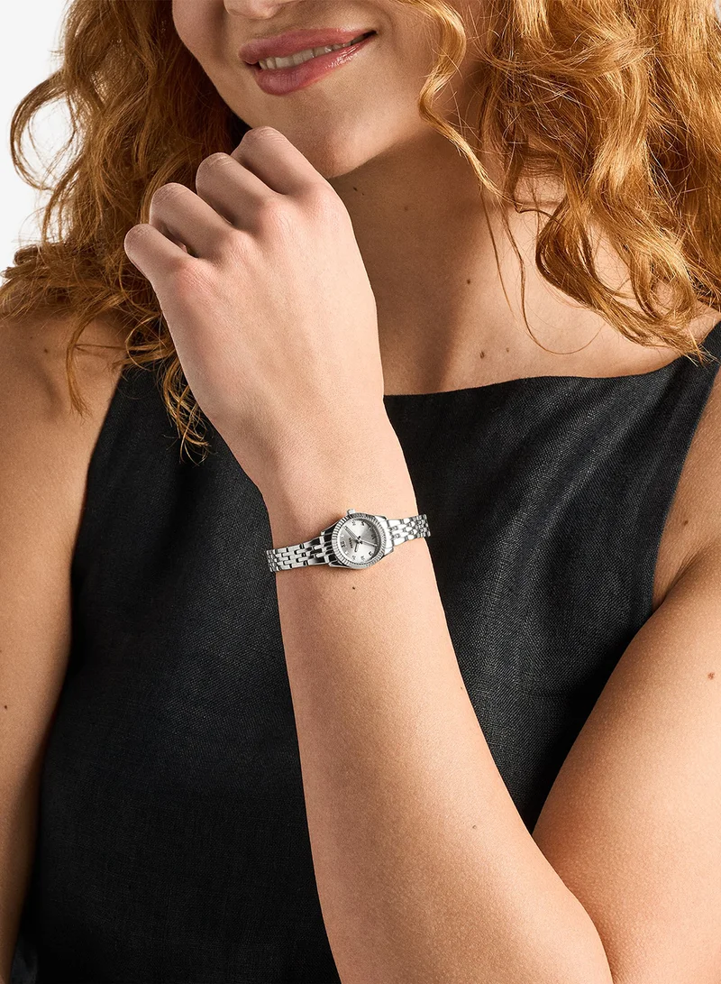 فوسيل Digital analog watch with stainless bracelet