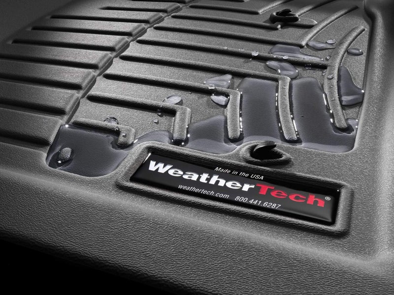 WeatherTech Custom Fit FloorLiners for Toyota FJ Cruiser - 1st Row (443111), Black - Image 4