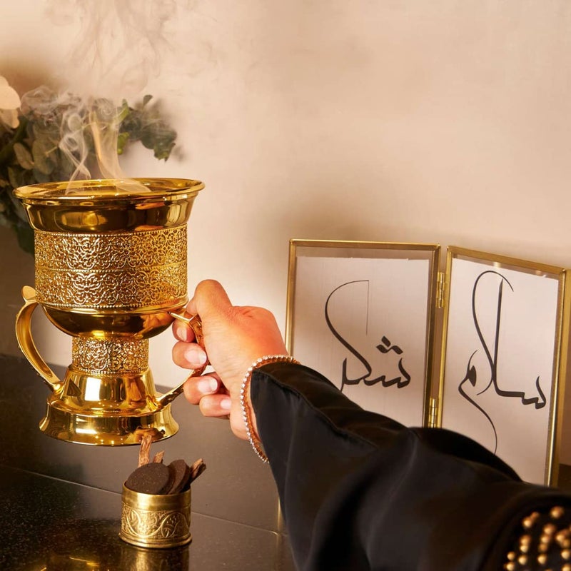 DUKHNI Yemeni Oud Bakhoor Collection by Dukhni Bakhoor Sheeba Nashwan Bakhoor Adeni Bakhoor Bakhoor Al Ghawi Arabic Incense 40 Grams x 4 Jars Perfect for Prayer Ramadan Gifts - Image 4