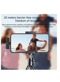 ELTRAZONE 2.4G Wireless Lavalier Microphone 1T1R Portable Audio Video Live Broadcast Mini Microphone for iPhone Android Mobile Phone  - Image 5