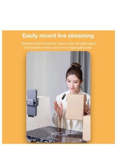 ELTRAZONE 2.4G Wireless Lavalier Microphone 1T1R Portable Audio Video Live Broadcast Mini Microphone for iPhone Android Mobile Phone  - Image 3