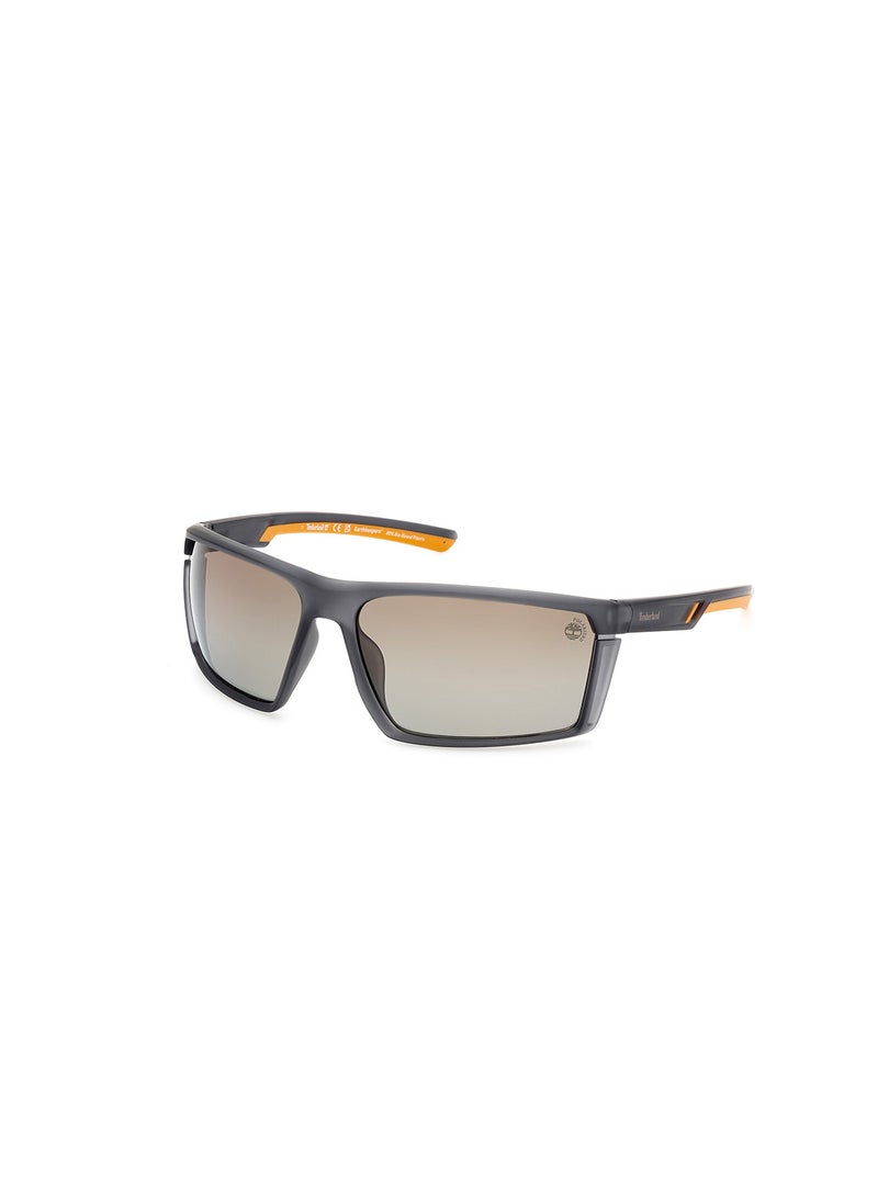 Timberland نظارات شمسية مستطيلة للرجال - TB933320D67 - حجم العدسة: 67 مم - Image 1