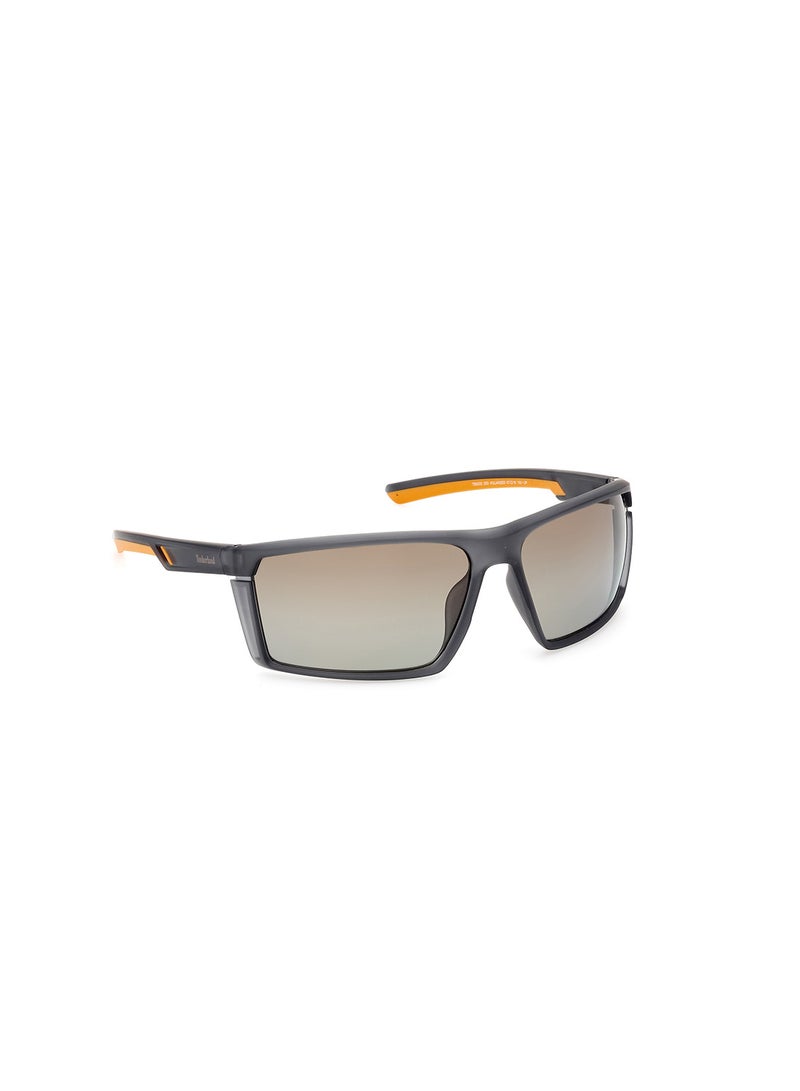 Timberland نظارات شمسية مستطيلة للرجال - TB933320D67 - حجم العدسة: 67 مم - Image 3