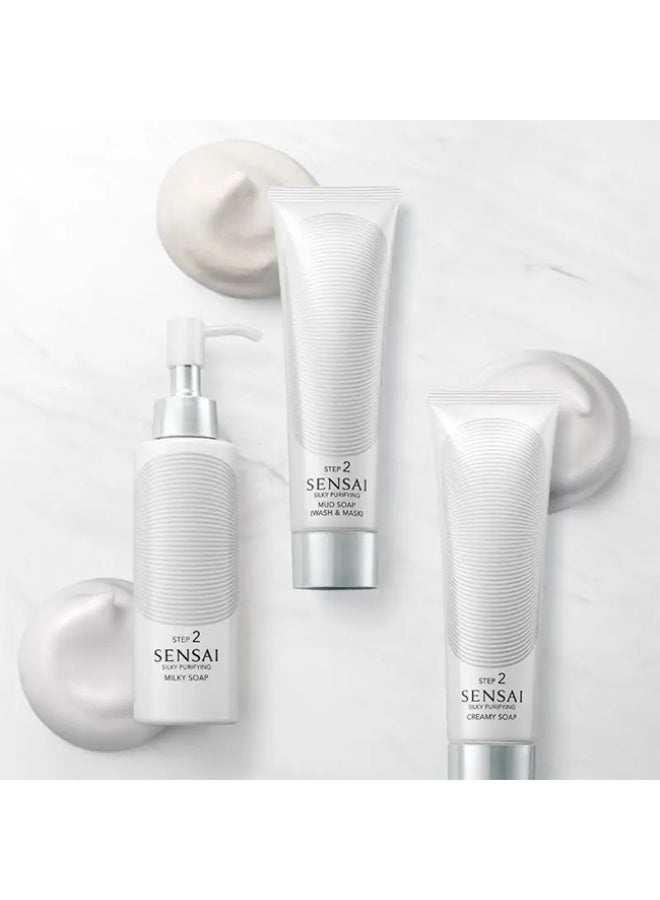 سنساي صابون الطين المنقي الحريري سينساي 125 مل - Image 3