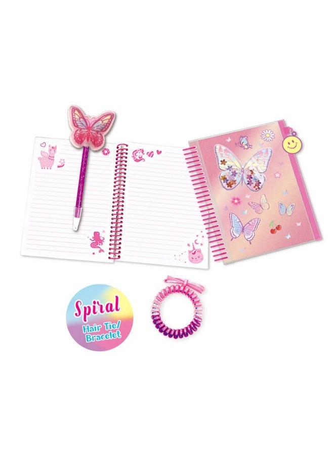 Hot Focus Tie-Dye Butterfly Journal Set With Pencil Pouch - Image 1