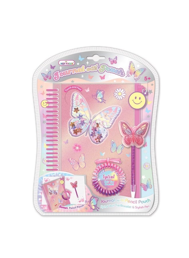 Hot Focus Tie-Dye Butterfly Journal Set With Pencil Pouch - Image 3