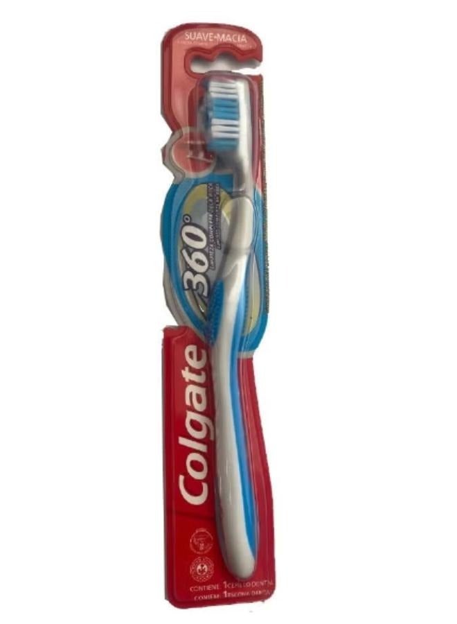 Colgate 2 Pcs 360 Degree Full Mouth Cleaning Toothbrush Multicolor - Image 3