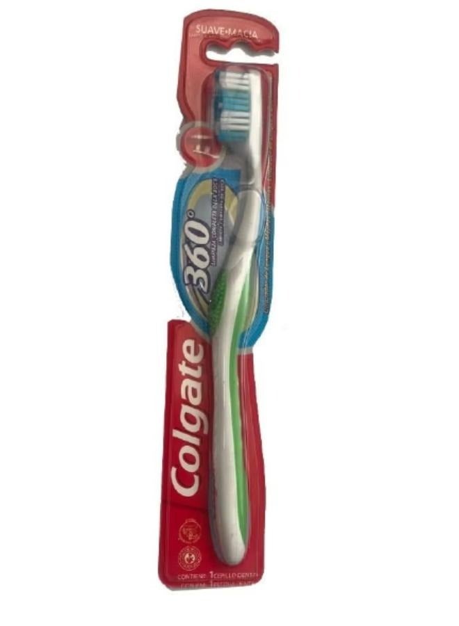 Colgate 2 Pcs 360 Degree Full Mouth Cleaning Toothbrush Multicolor - Image 2