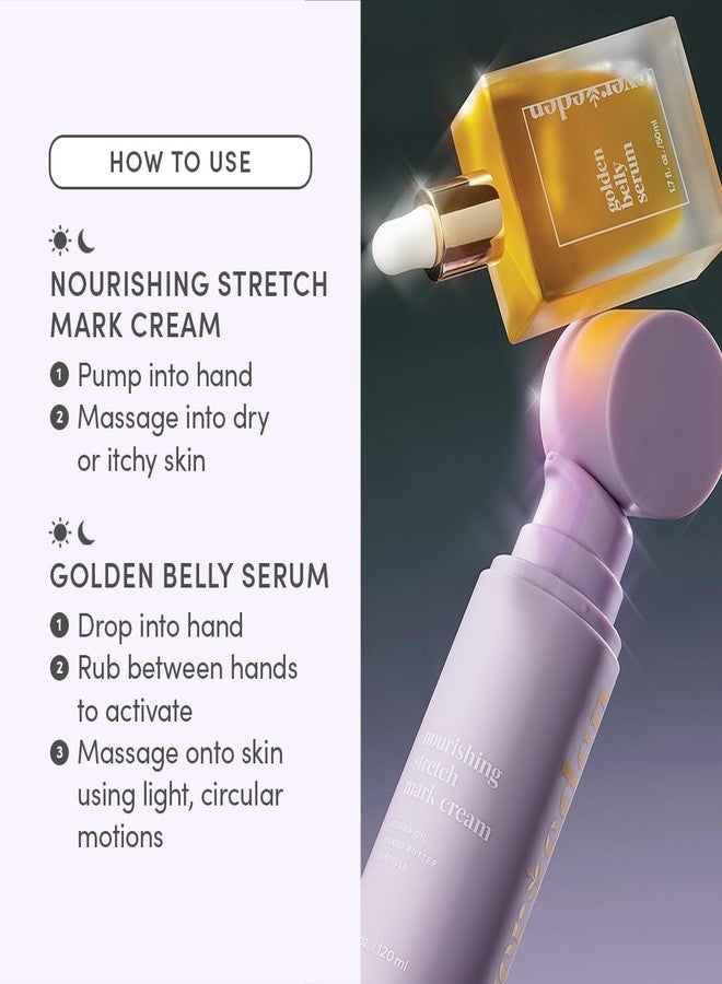 Evereden Belly Stretch Mark Oil & Stretch Mark Cream, Dermatologist-Tested - Image 5