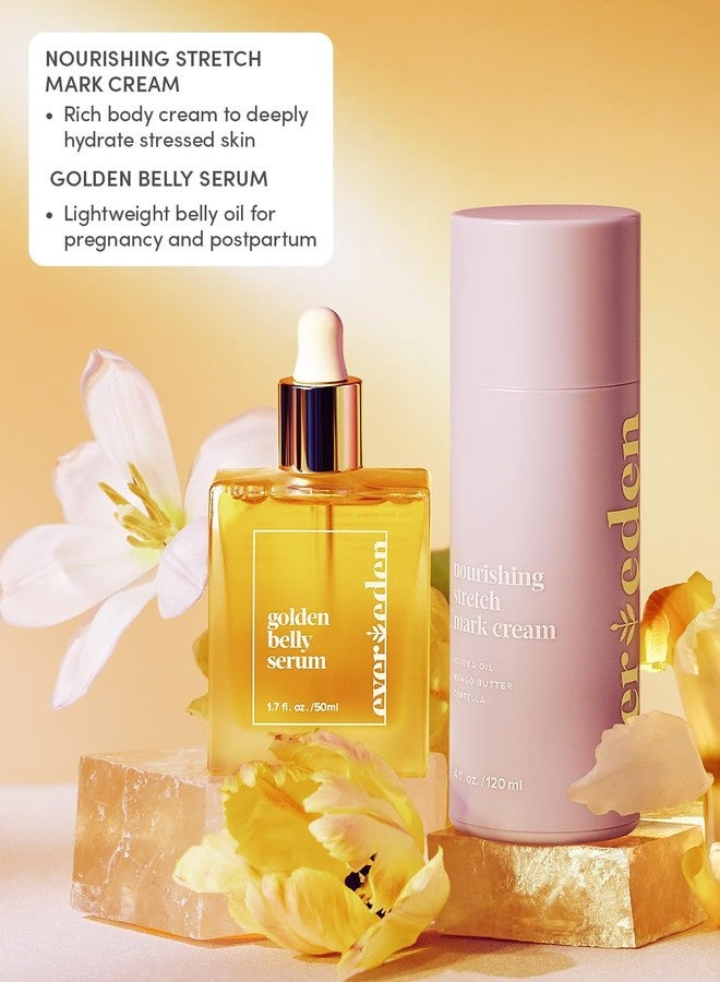Evereden Belly Stretch Mark Oil & Stretch Mark Cream, Dermatologist-Tested - Image 2