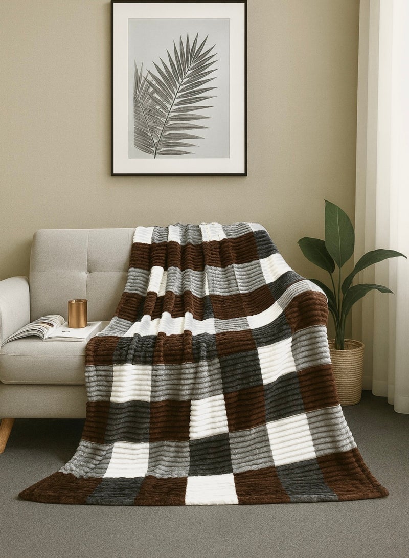 ستار لايف بطانية خفيفة الوزن 250 جرام لكل متر مربع بطانية مريحة متعددة الألوان 160*220 سم بطانية فائقة النعومة مفيدة لجميع المواسم للسرير والأريكة - Image 1