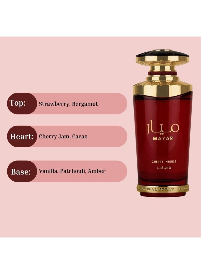 Lattafa عطر ميار شيري إنتنس بخاخ أو دو بارفان - Image 5