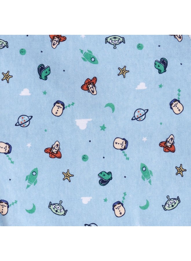 aden + anais Essentials Easy Swaddle Wrap Quick Change with Bottom Zipper, Snug Cotton Knit Baby Wrap Swaddle Blanket for Newborns, TOG 1.0, 3-Pack, Toy Story, 0-3 Months, Small/Medium - Image 4