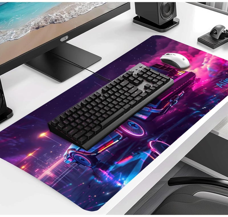 Aliens Extended Gaming Mouse Pad Desk Mat for Computer, Laptop, Keyboard, Smooth Cloth Surface, Nonslip Rubber Base, Compatible with Laser and Optical Mouse, Office, Home 580x280mm (EXT-56) - Image 3