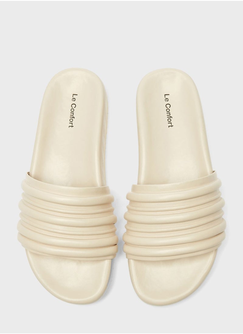Le Confort - Single Strap Flat Sandals - Image 1