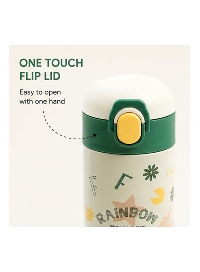 Cocobee-Insulated Stainless Steel Water Bottle, Leakproof, Soft Handle Grip, Odour Free, 500Ml, 3 Years+-Green - Image 5