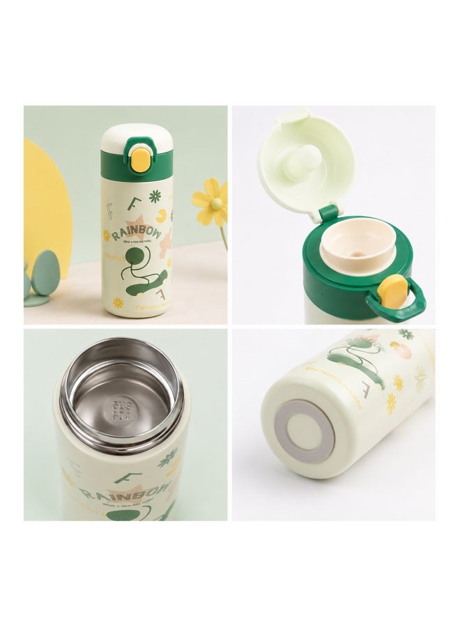 Cocobee-Insulated Stainless Steel Water Bottle, Leakproof, Soft Handle Grip, Odour Free, 500Ml, 3 Years+-Green - Image 3