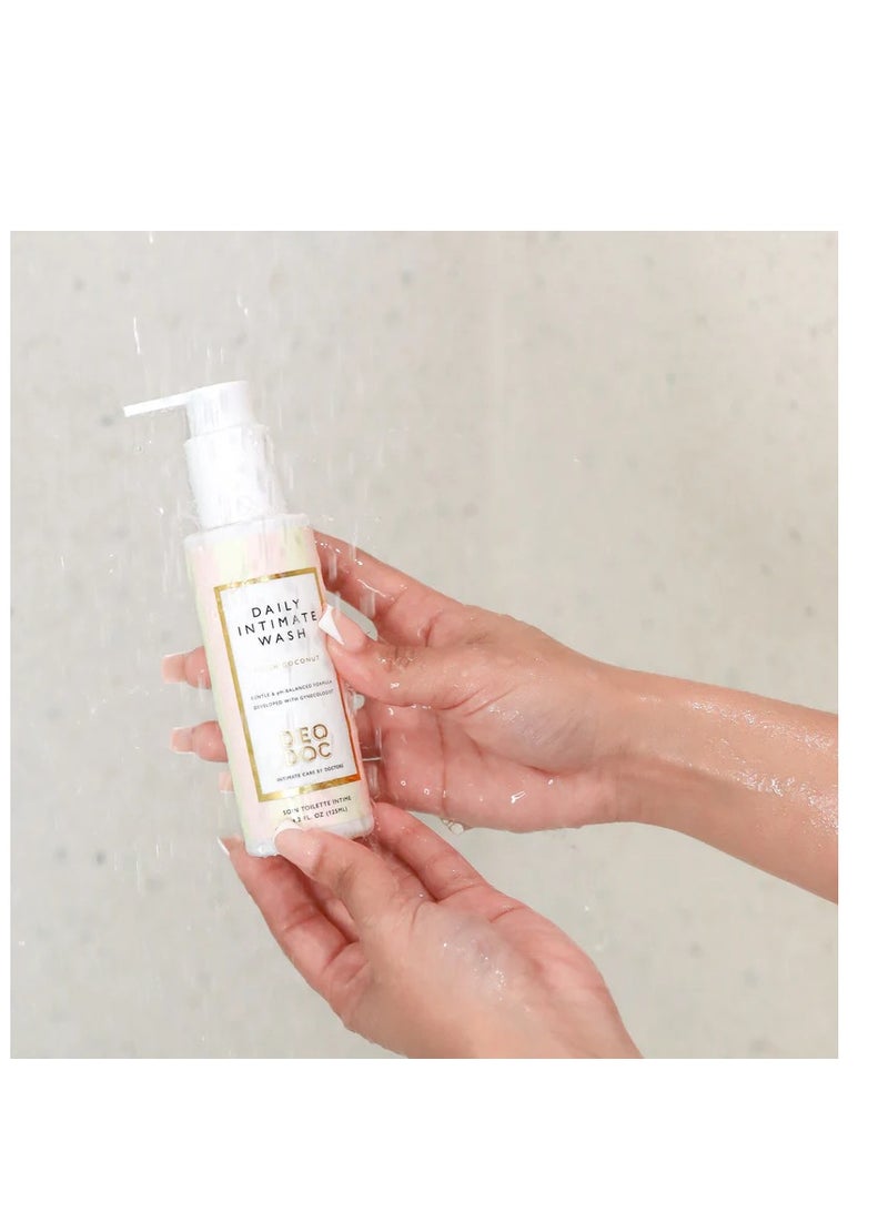 DeoDoc Violet Cotton Daily Intimate Wash 125ml - Image 2