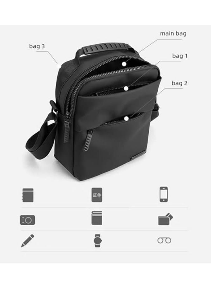 Waterproof Sling Bag Crossbody Backpack for Men Women Sling Backpack Hiking Daypack Multipurpose Cross Body Chest Bag for Business Travel Cycling  - Image 3