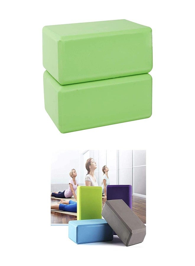 JERN® Yoga EVA Foam Block to Support and Deepen Poses Improve Strength and Aid Balance and Flexibility (Set of 2) - Image 1
