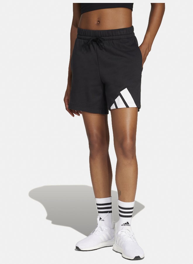 Adidas essentials big logo french terry women's shorts - Image 1