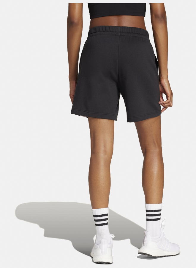Adidas essentials big logo french terry women's shorts - Image 4