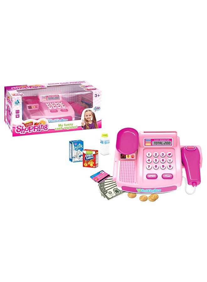 Basmah My Funny Cash Register Pretend To Play Set Toy 29.5x16x13cm - Image 2