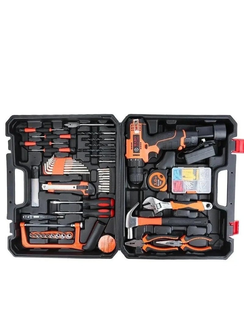 Denx - Cordless screwdriver set of 44 pieces with bag - Image 1