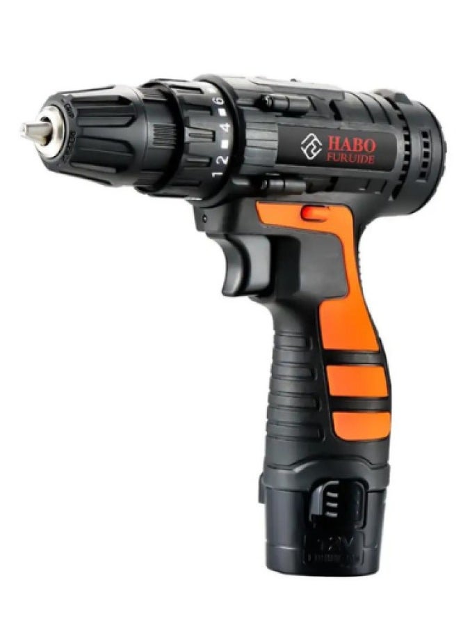 Denx - Cordless screwdriver set of 44 pieces with bag - Image 1