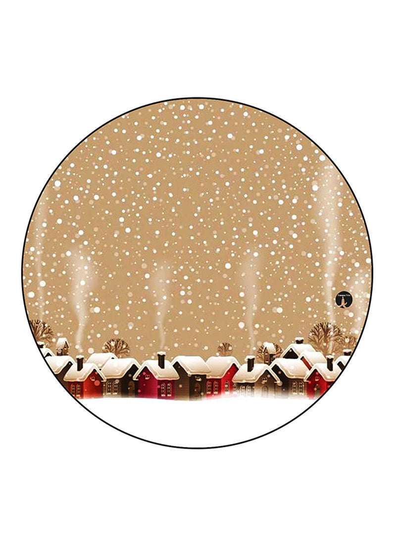 Houses Printed Mouse Pad Multicolour