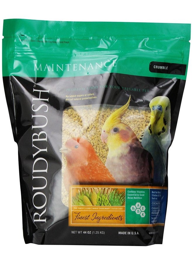 ROUDYBUSH Roudybush Daily Maintenance Bird Food, Crumbles, 44-Ounce, 2.75 lb (244CRDM)  - Image 1