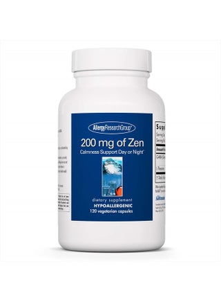 200mg of Zen Supplement - GABA, L-Theanine, Calmness Support, Day or Night, Hypoallergenic, Vegetarian Capsules - 120 Count - pzsku/ZB3FCA1D1D59DAC4B100EZ/45/_/1715725683/9f136743-eb0e-45bd-8d25-b544dab22136