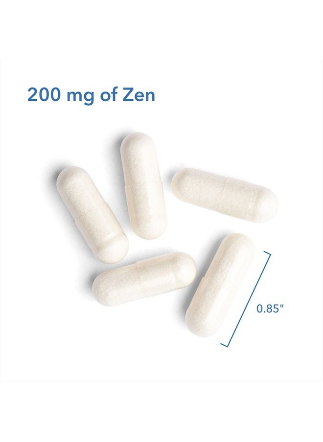 Allergy Research Group - 200mg of Zen Supplement - GABA, L-Theanine, Calmness Support, Day or Night, Hypoallergenic, Vegetarian Capsules - 120 Count - Image 1