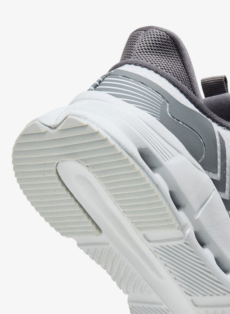 Kappa Boys' Logo Textured Sports Shoes with Rotating Buckle Closure - Image 5