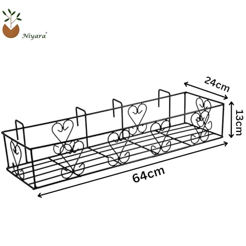 Niyara || Metal Planter Stand || Plant Stand for Pots|| Outdoor Plant Stand (Floral design, 24 inch) - Image 5