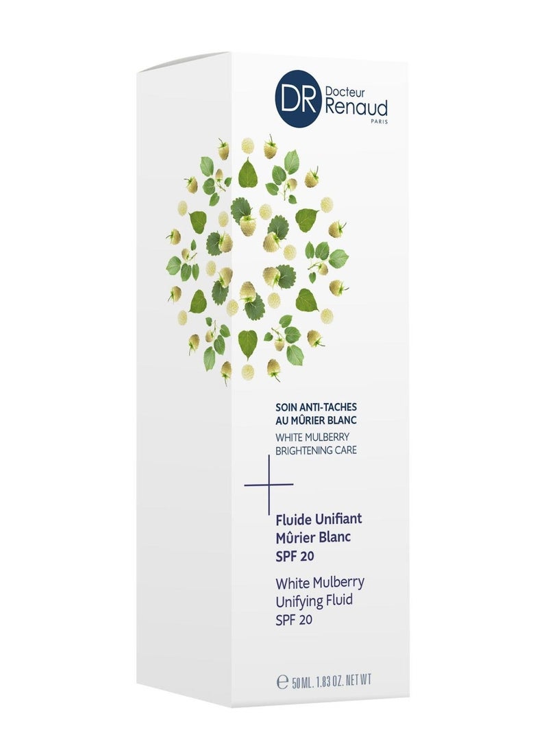Dr. Renaud White Mulberry Brighten Spf20 Fluid - Image 1
