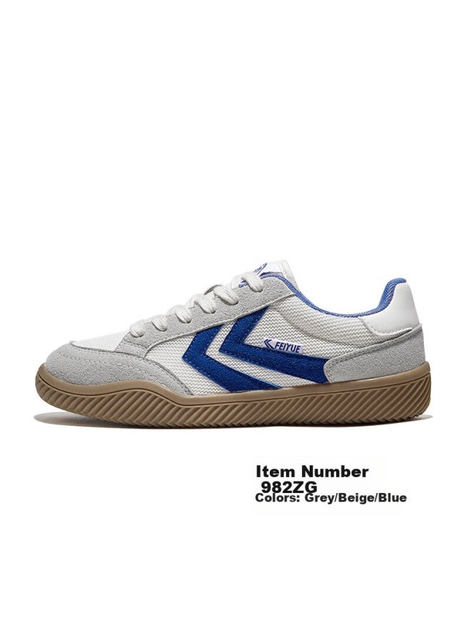 LEAP Official Men'S Training Shoes Men'S Summer Breathable Mesh New Lightweight Shoes Men Gray/Beige/Blue Size 44 - Image 2